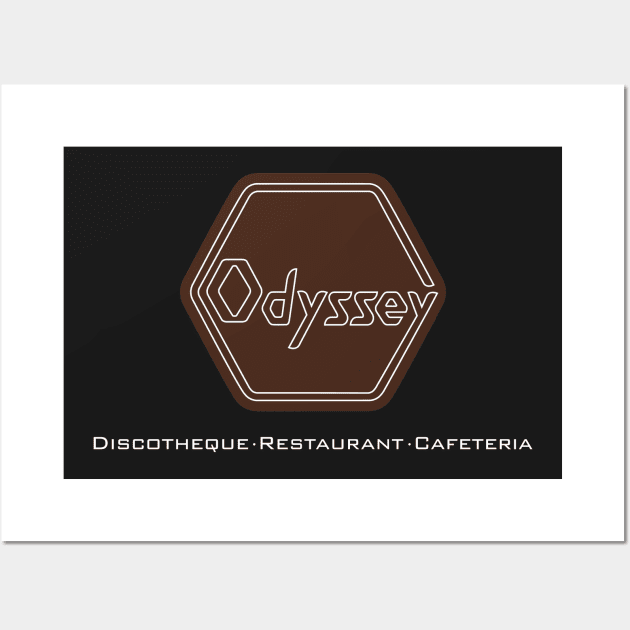 Odyssey Discotheque - Restaurant - Cafeteria Wall Art by huckblade